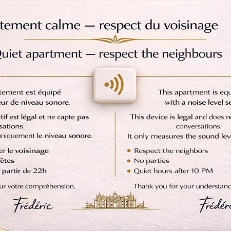 Gare Centre Parking Apartment *