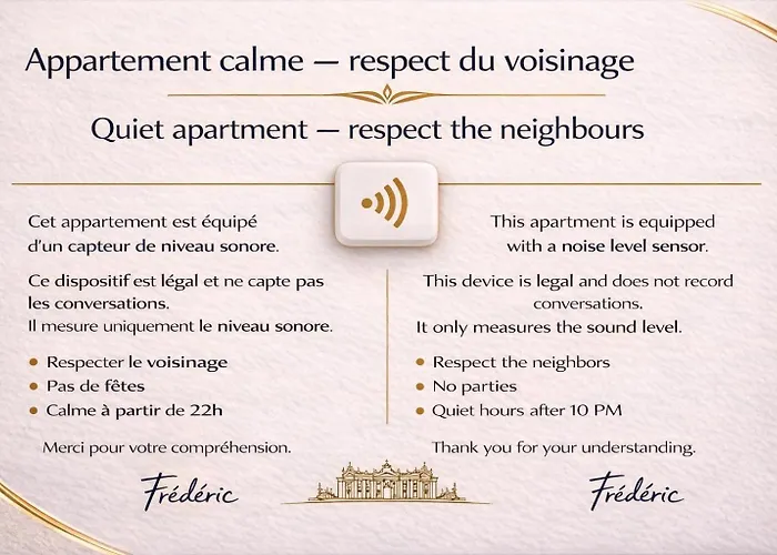 Gare Centre Parking Appartement *